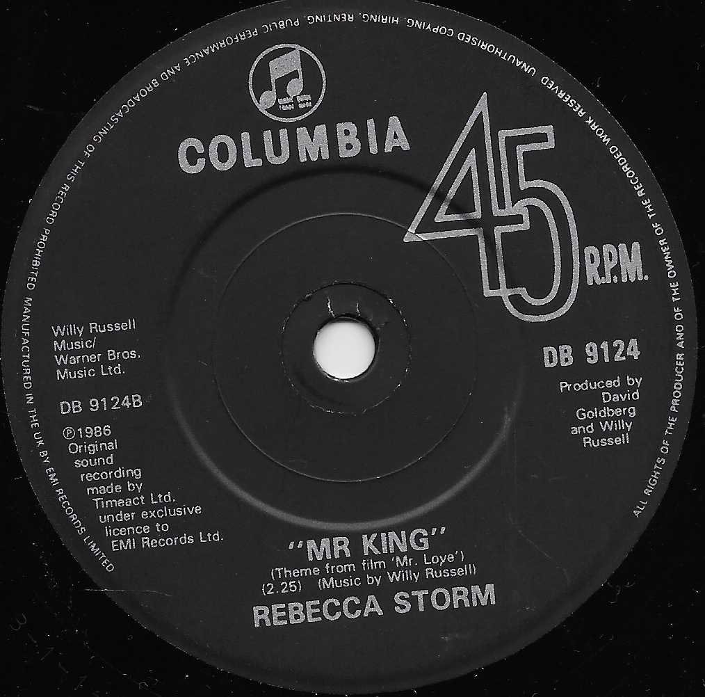 DB 9124 Mr love Willie & Ruth Russell / Rebecca Storm from ITV, Channel 4 and Channel 5 library Label